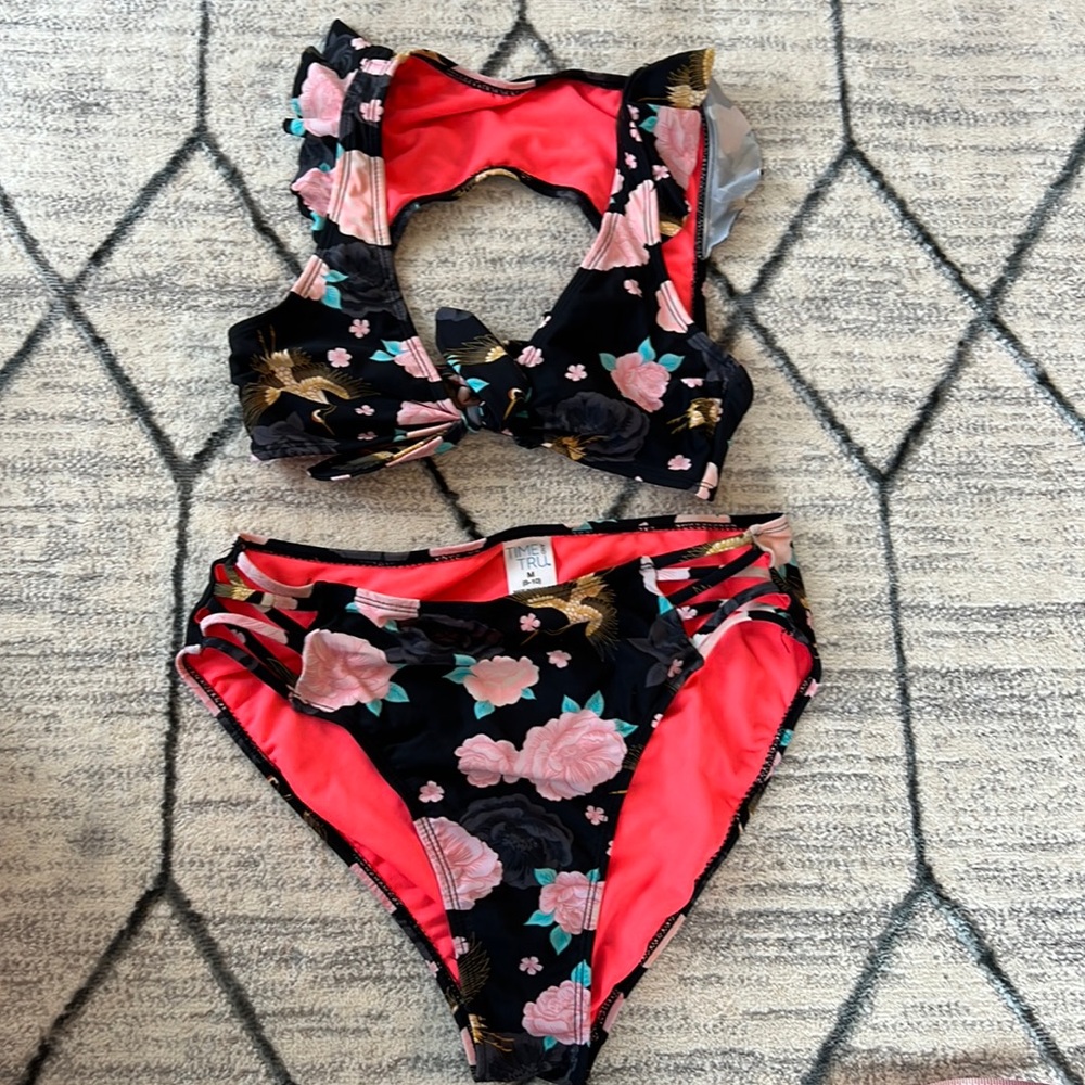 Time And Tru Bikini Tankhini Size Med 8-10